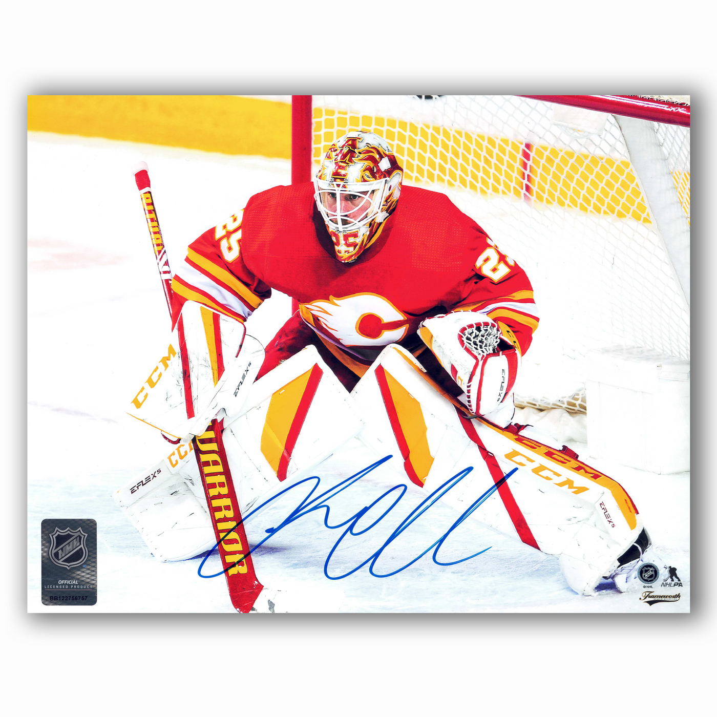 Jacob Markstrom Calgary Flames Home Autographed 8x10 Photo