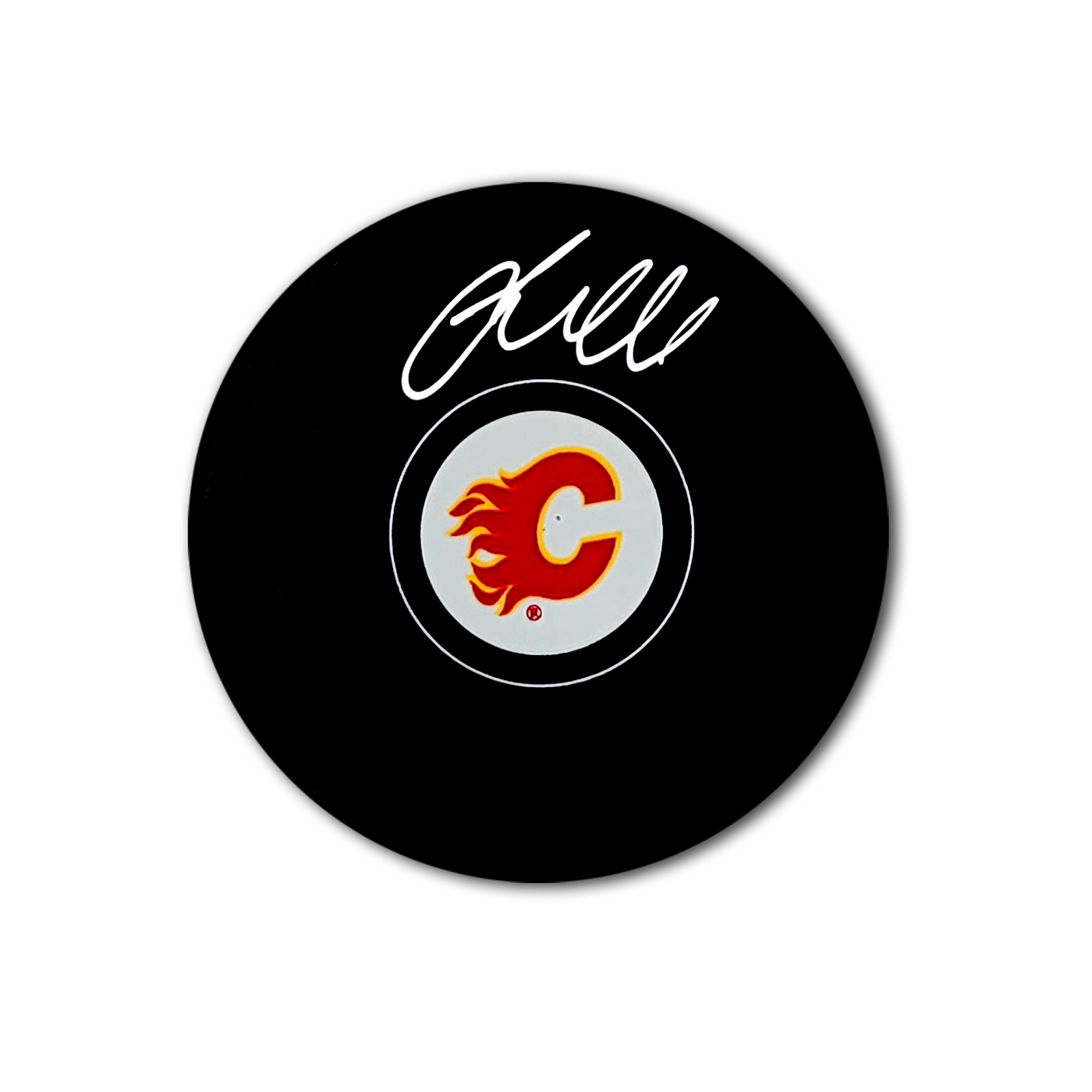 Jacob Markstrom Calgary Flames Autographed Hockey Puck