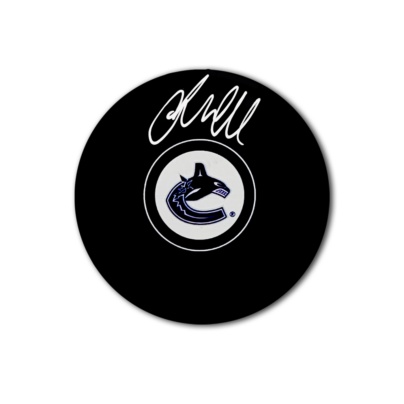Jacob Markstrom Vancouver Canucks Autographed Hockey Puck