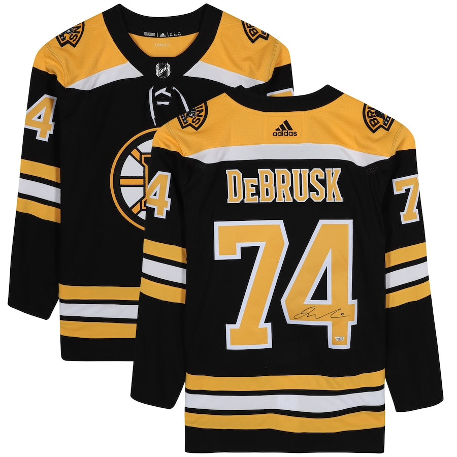 Jake Debrusk Boston Bruins Black Adidas Jersey