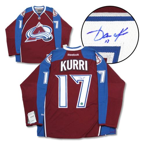 Jari Kurri Colorado Avalanche Autographed Final Season Reebok Jersey