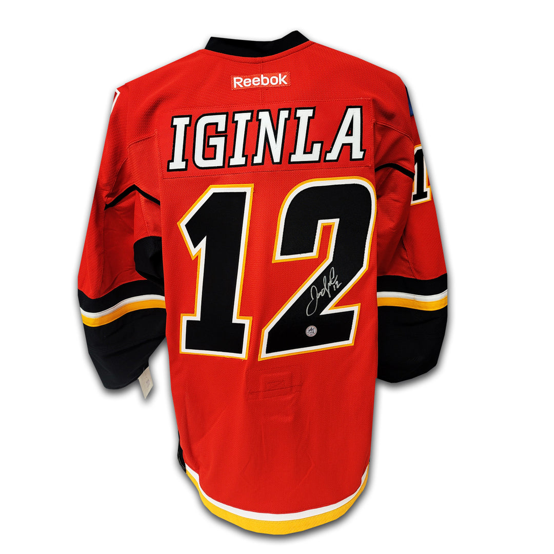 Jarome Iginla Calgary Flames 2007-2016 Red Reebok Authentic Jersey