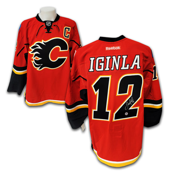 Jarome Iginla Calgary Flames 2007-2016 Red Reebok Authentic