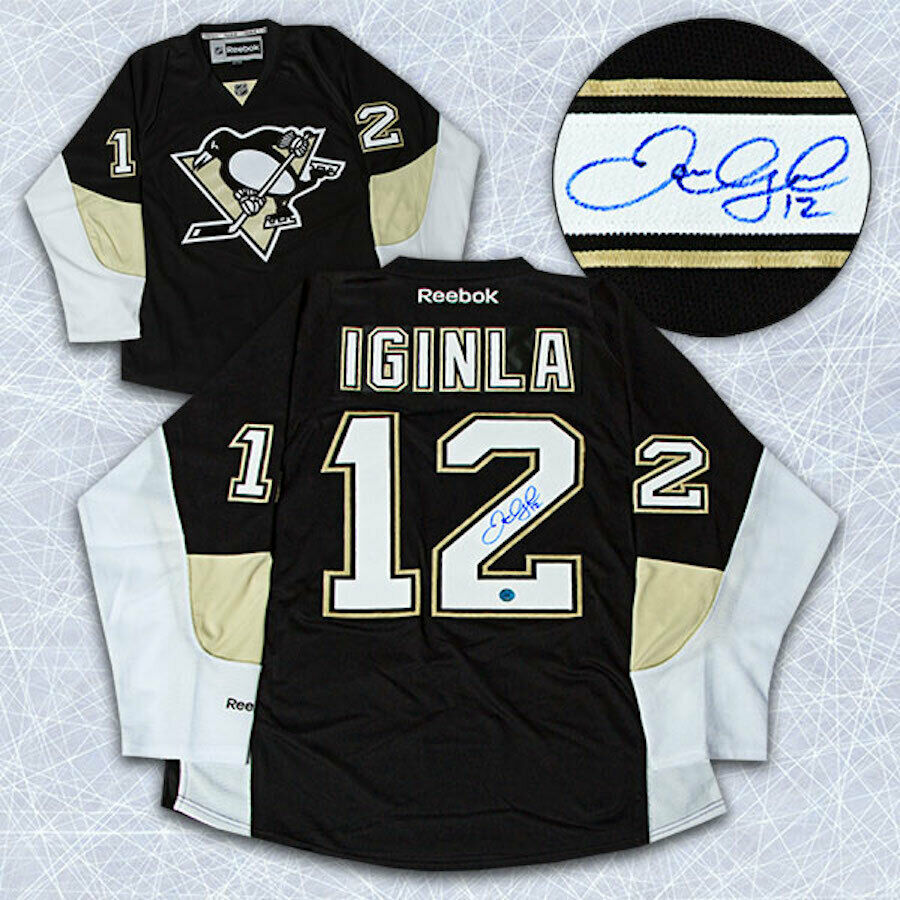 Jarome Iginla Pittsburgh Penguins Autographed Reebok Jersey
