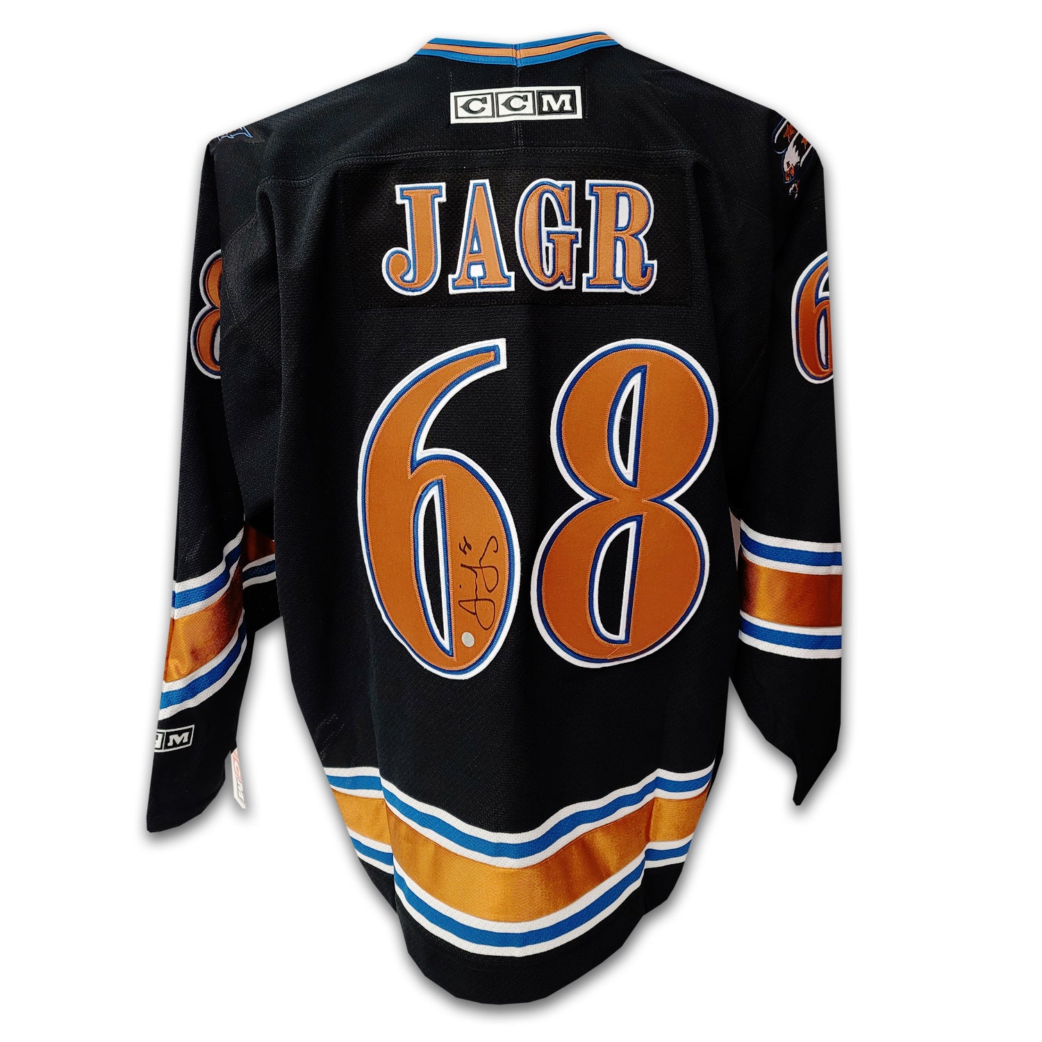 Jaromir Jagr Washington Capitals Black CCM Jersey East Coast Sports Collectibles