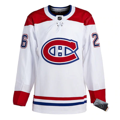 Jeff Petry Montreal Canadiens Signed White Adidas Jersey