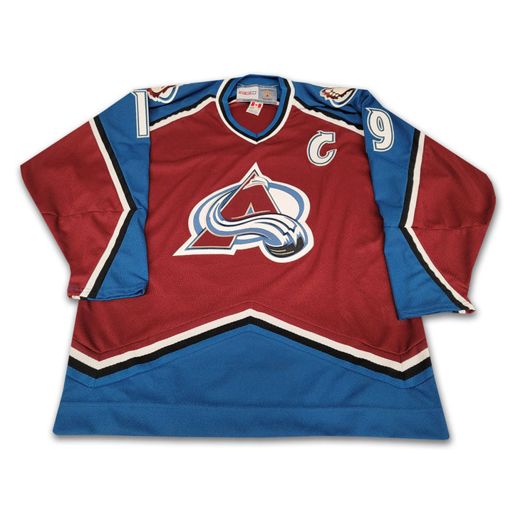 Joe Sakic Colorado Avalanche Burgundy Autographed CCM Jersey