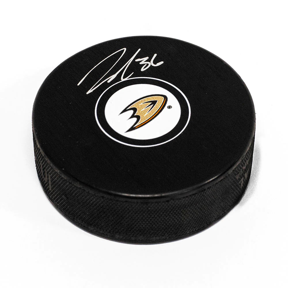 John Gibson Autographed Anaheim Ducks Hockey Puck