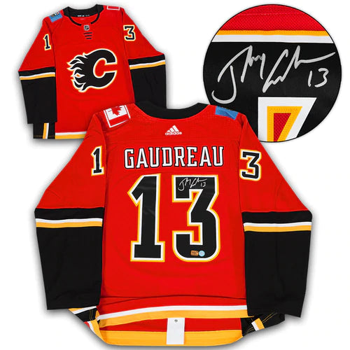 Johnny Gaudreau Calgary Flames Autographed Adidas Jersey