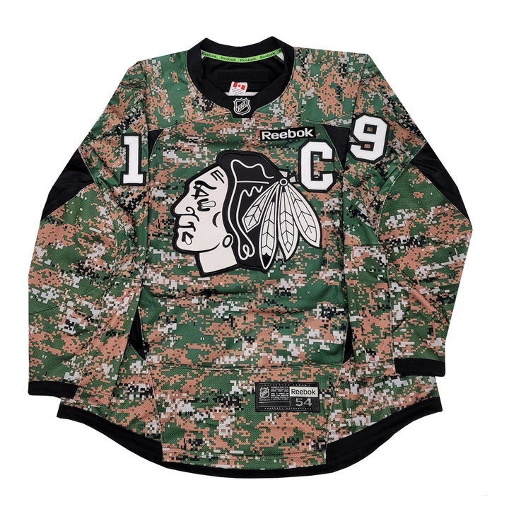 Jonathan Toews 2016 Chicago Black hawks Military Appreciation Night Reebok Authentic Jersey