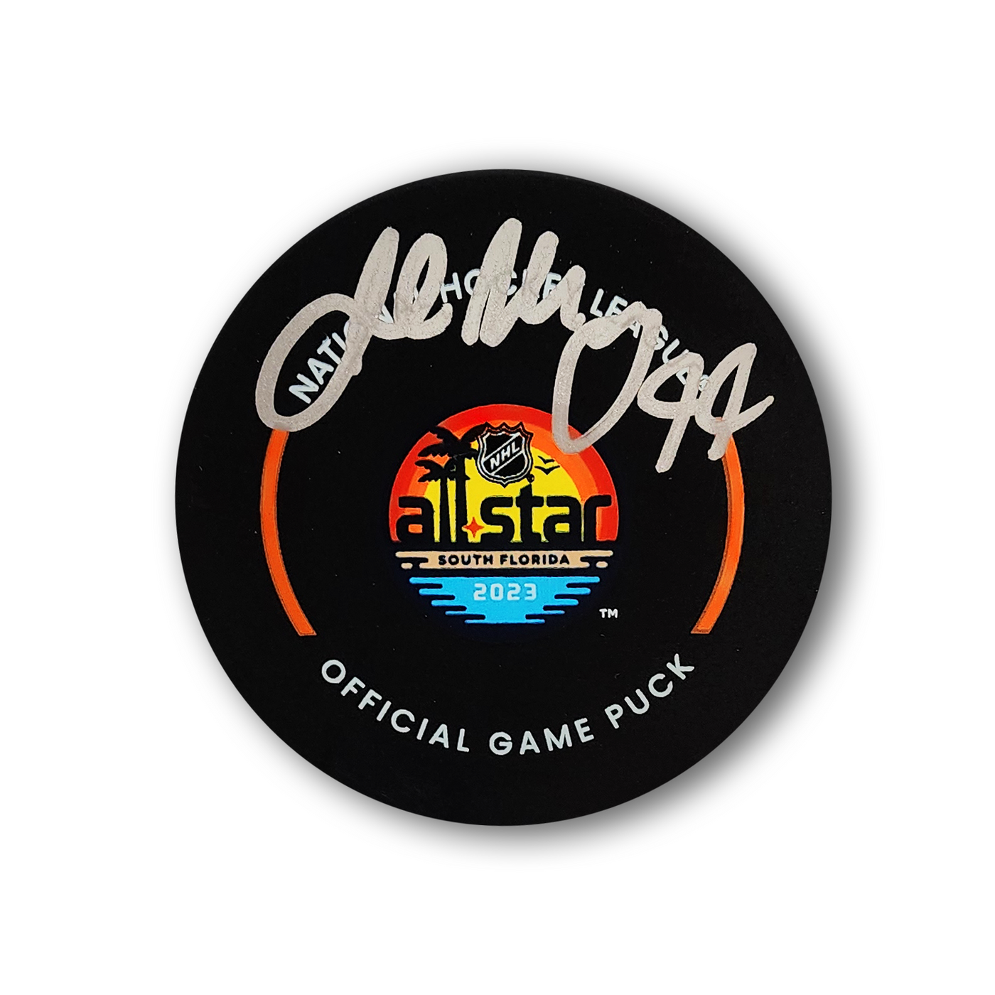 Josh Morrissey 2023 NHL All Star Western Conference Autographed Official Hockey Puck