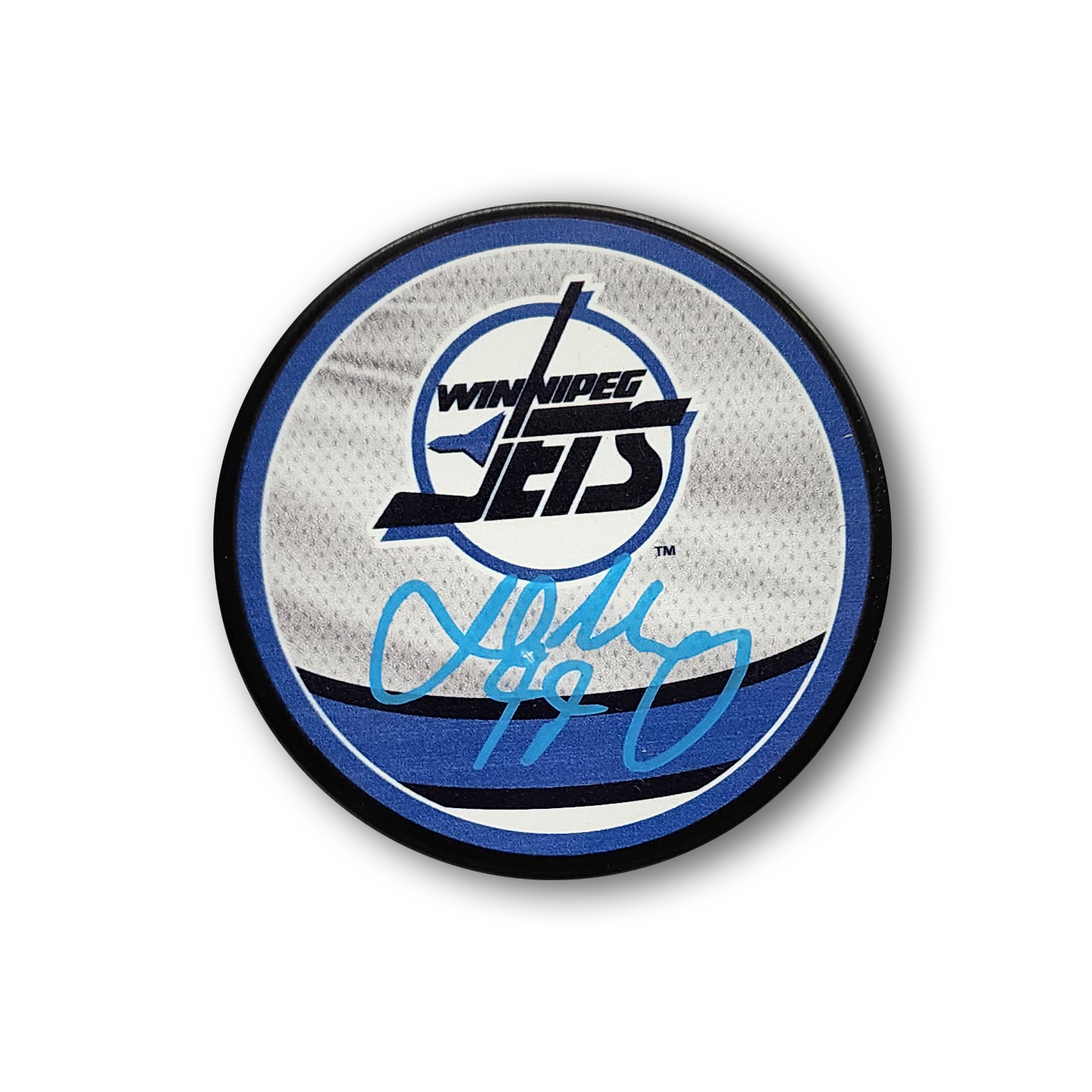 Josh Morrissey Winnipeg Jets Autographed Reverse Retro 2.0 Hockey Puck