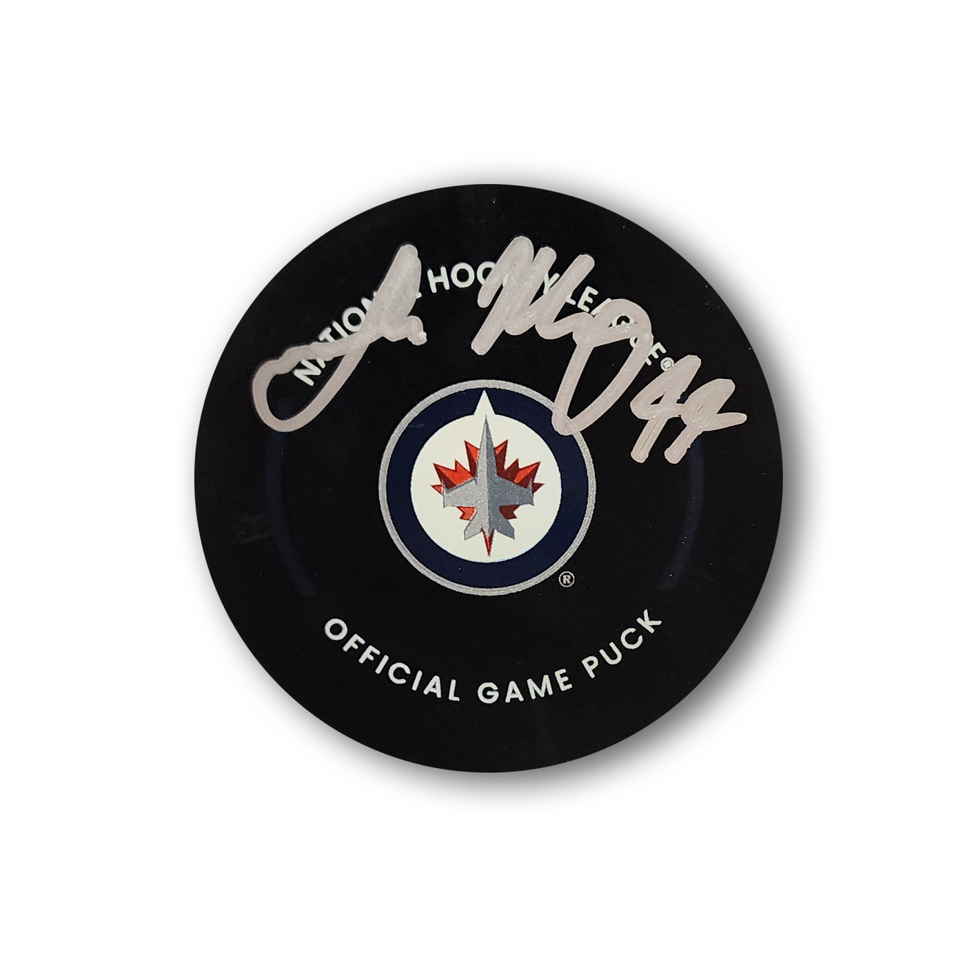 Josh Morrissey Winnipeg Jets Autographed Official Hockey Puck