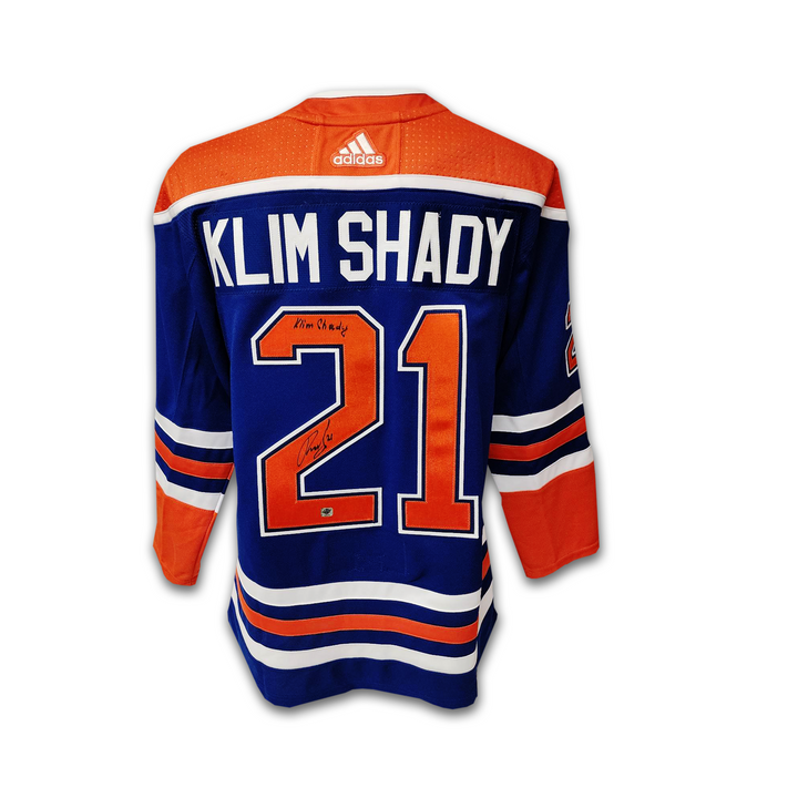 Klim Kostin Edmonton Oilers Autographed Adidas Jersey "Klim Shady"