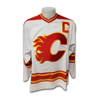 Lanny McDonald Calgary Flames White Adidas Team Classic Inscribed 89 Cup