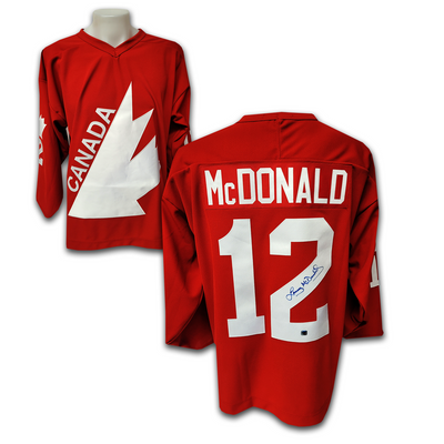 Lanny McDonald 1976 Team Canada Red AK Jersey
