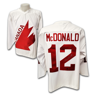 Lanny McDonald 1976 Team Canada White AK Jersey