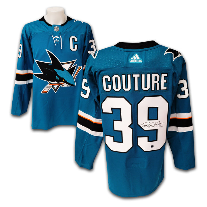 Logan Couture Autographed San Jose Sharks Autographed Adidas Jersey
