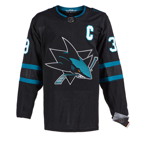 Logan Couture Autographed San Jose Sharks Alternate Adidas Jersey