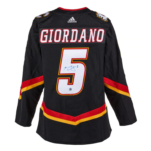 Mark Giordano Calgary Flames Signed Reverse Retro Adidas Jersey