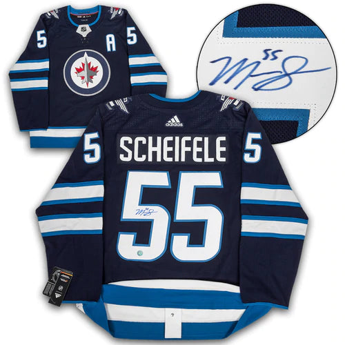 Mark Scheifele Winnipeg Jets Blue Adidas Jersey