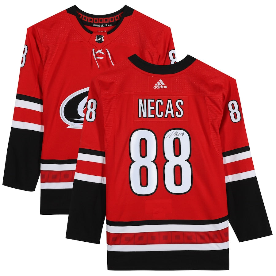Martin Necas Carolina Hurricanes Red Adidas Jersey