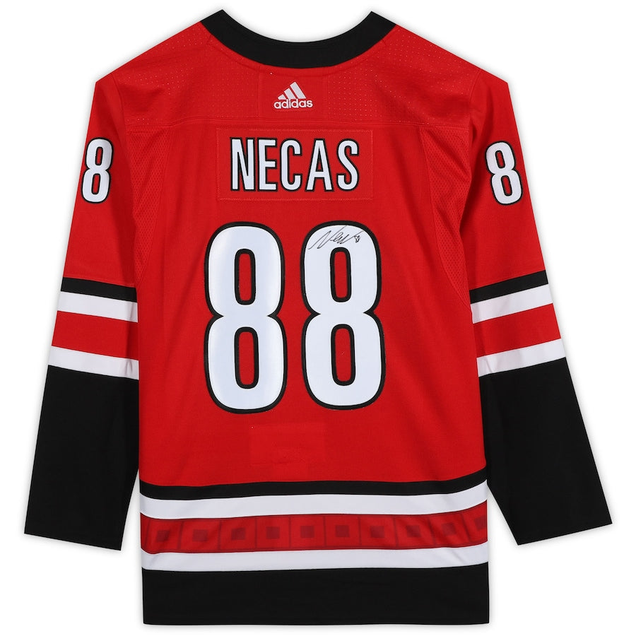 Martin Necas Carolina Hurricanes Red Adidas Jersey