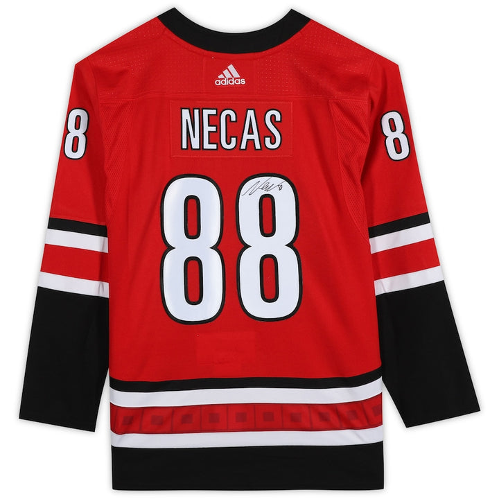 Martin Necas Carolina Hurricanes Red Adidas Jersey