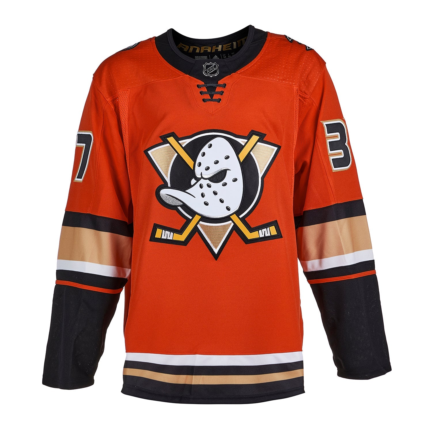 Mason McTavish Autographed Anaheim Ducks Alt Orange Adidas Jersey East Coast Sports Collectibles