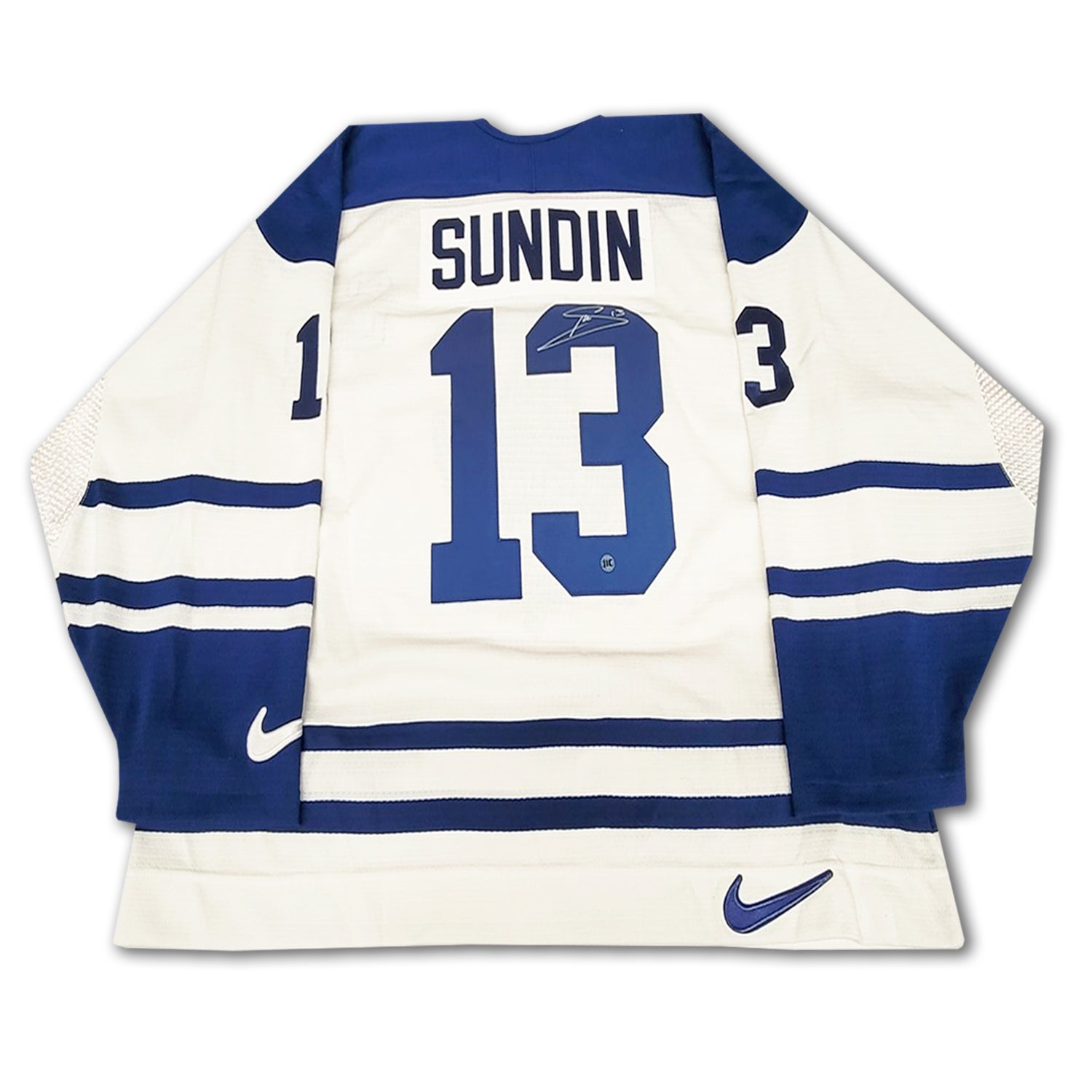 Mats Sundin Toronto Maple Leafs 1992 1997 TML White Nike Jersey East Coast Sports Collectibles
