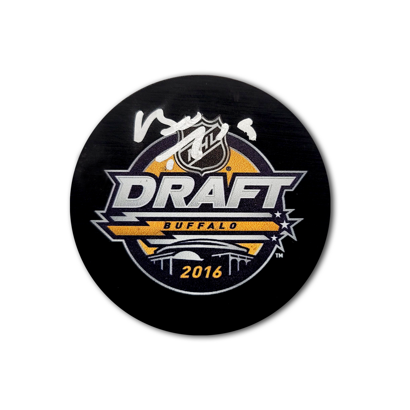 Matthew Tkachuk 2016 Draft Autographed Hockey Puck
