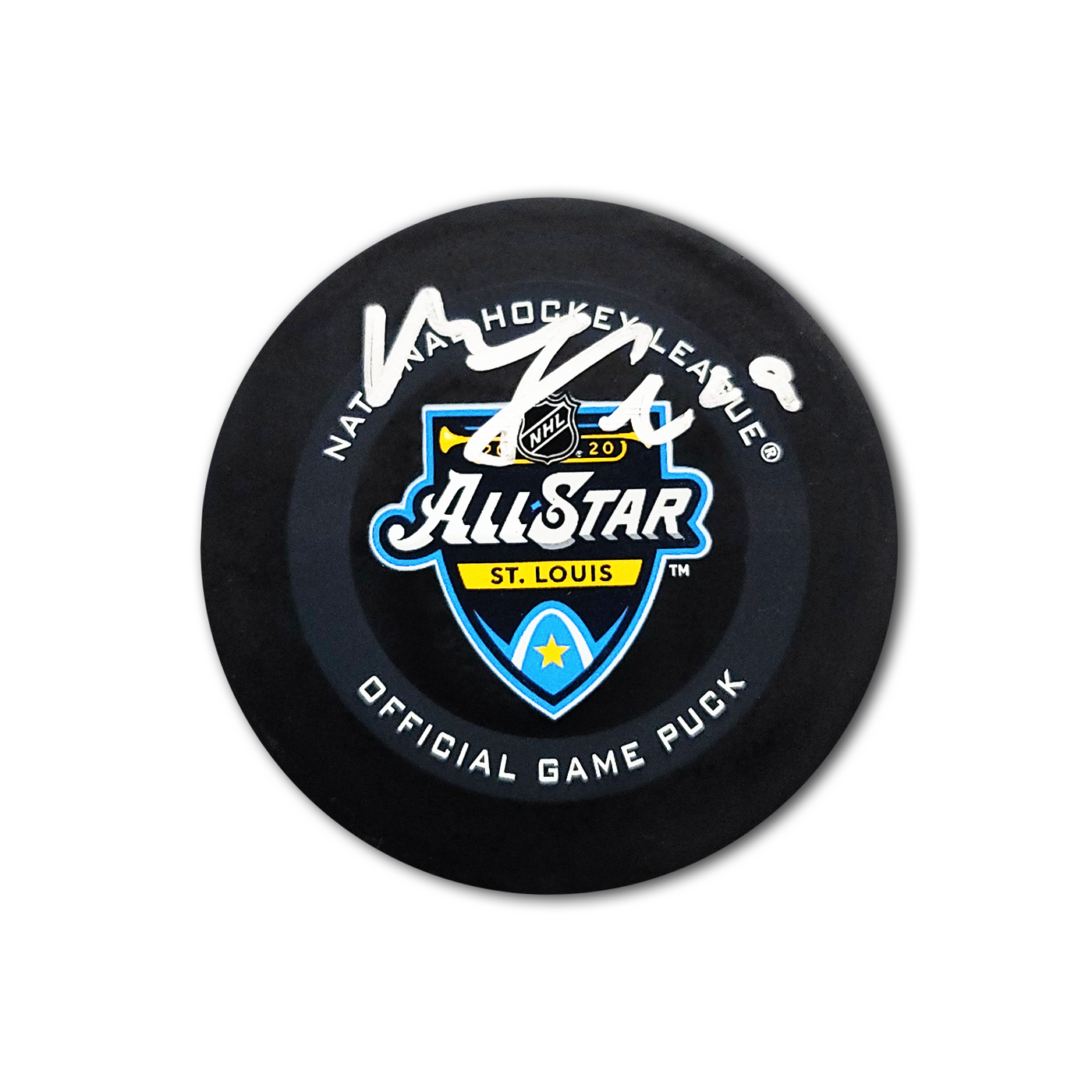 Matthew Tkachuk 2020 NHL All Star Autographed Official Hockey Puck
