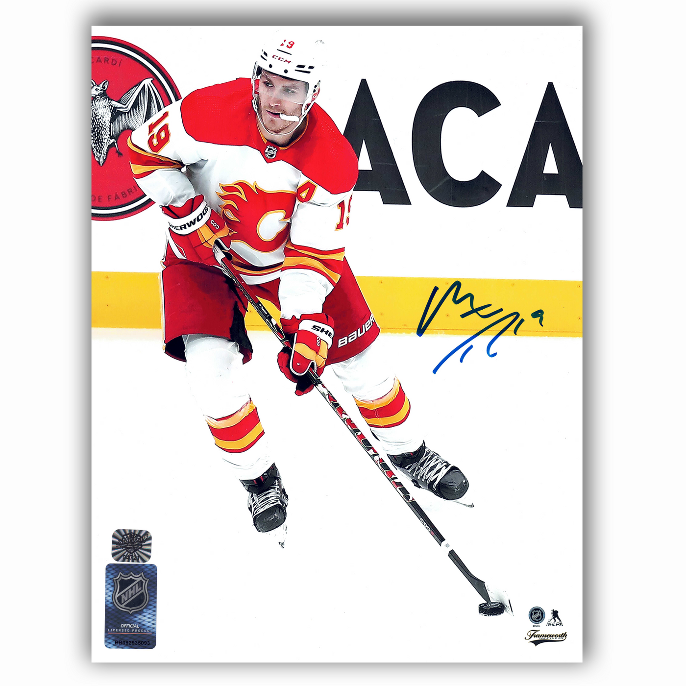 Matthew Tkachuk Calgary Flames Autographed Away 8x10 Photo