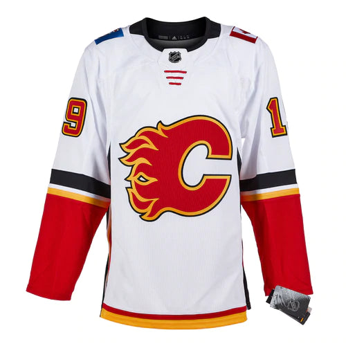 Matthew Tkachuk Calgary Flames Signed White Rookie Logo Adidas Jersey