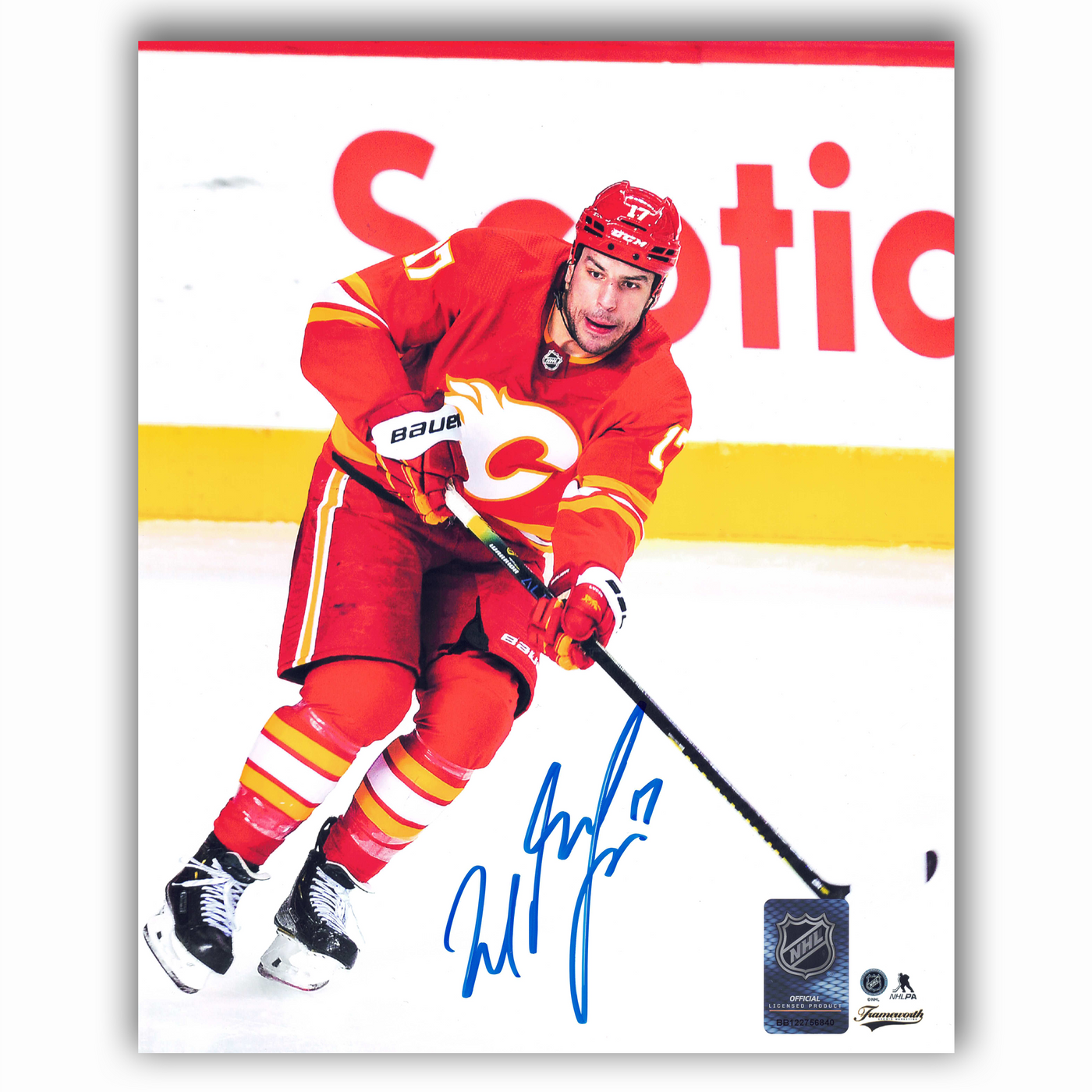 Milan Lucic Calgary Flames Home Autographed 16x20 Photo
