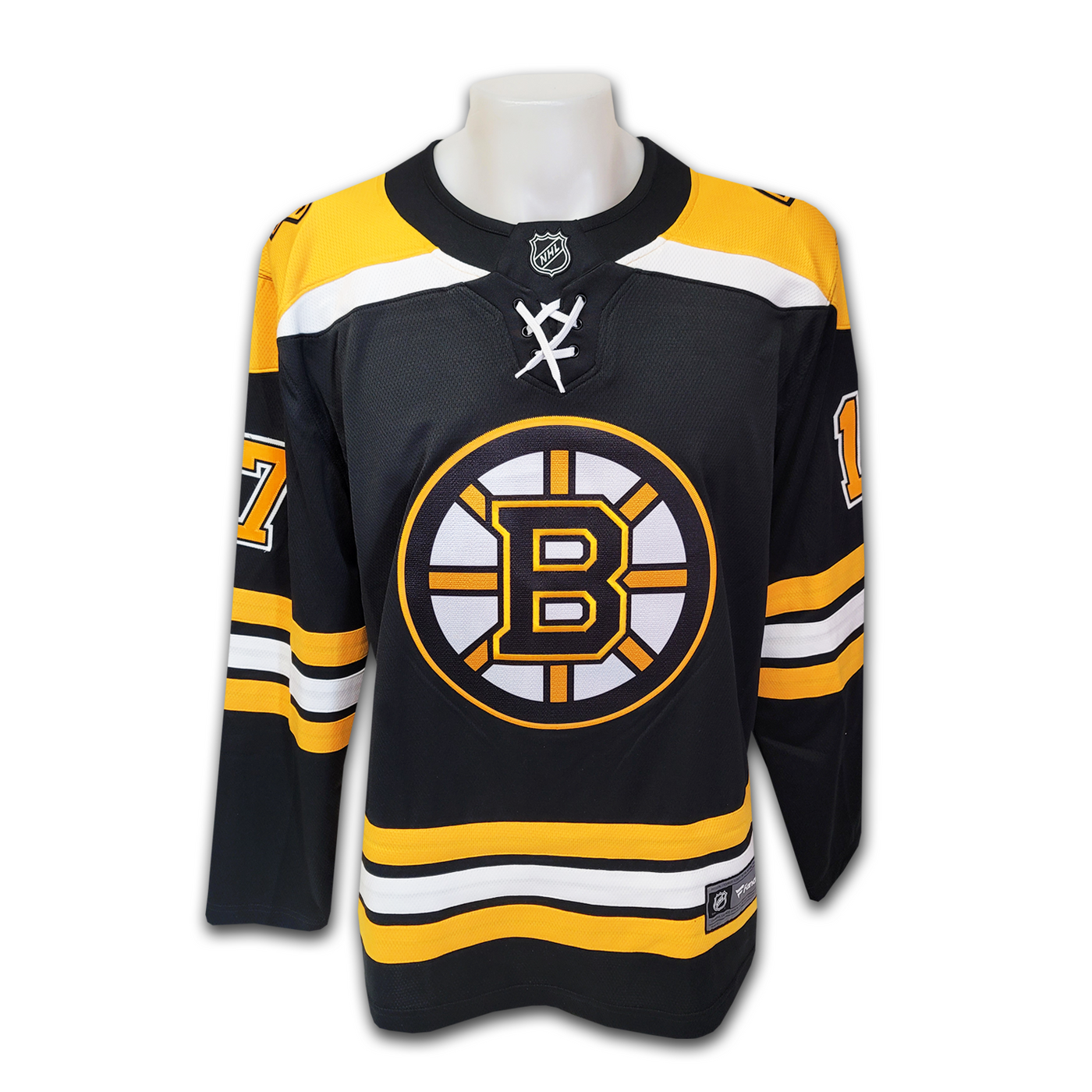 Milan Lucic Boston Bruins Black Fanatics Jersey Inscribed NHL Debut