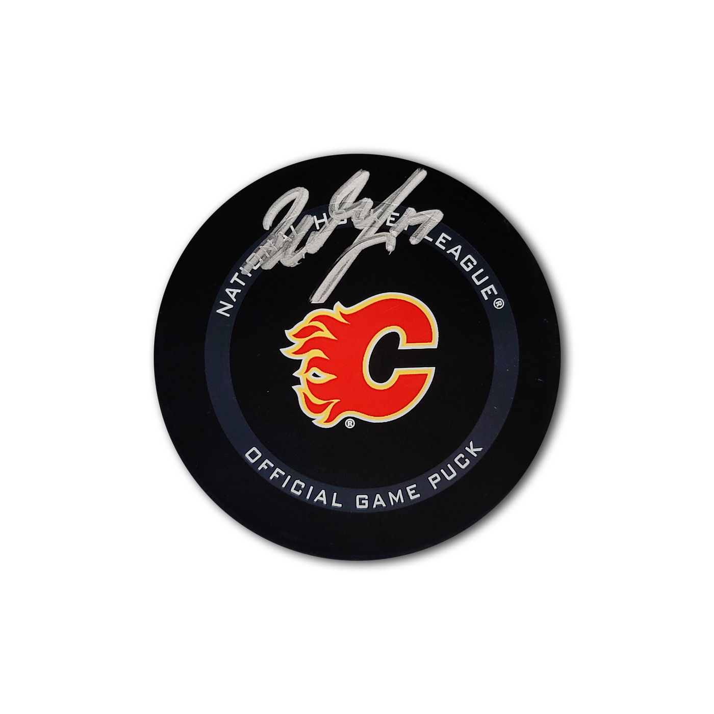 Milan Lucic Calgary Flames Official Autographed Hockey Puck