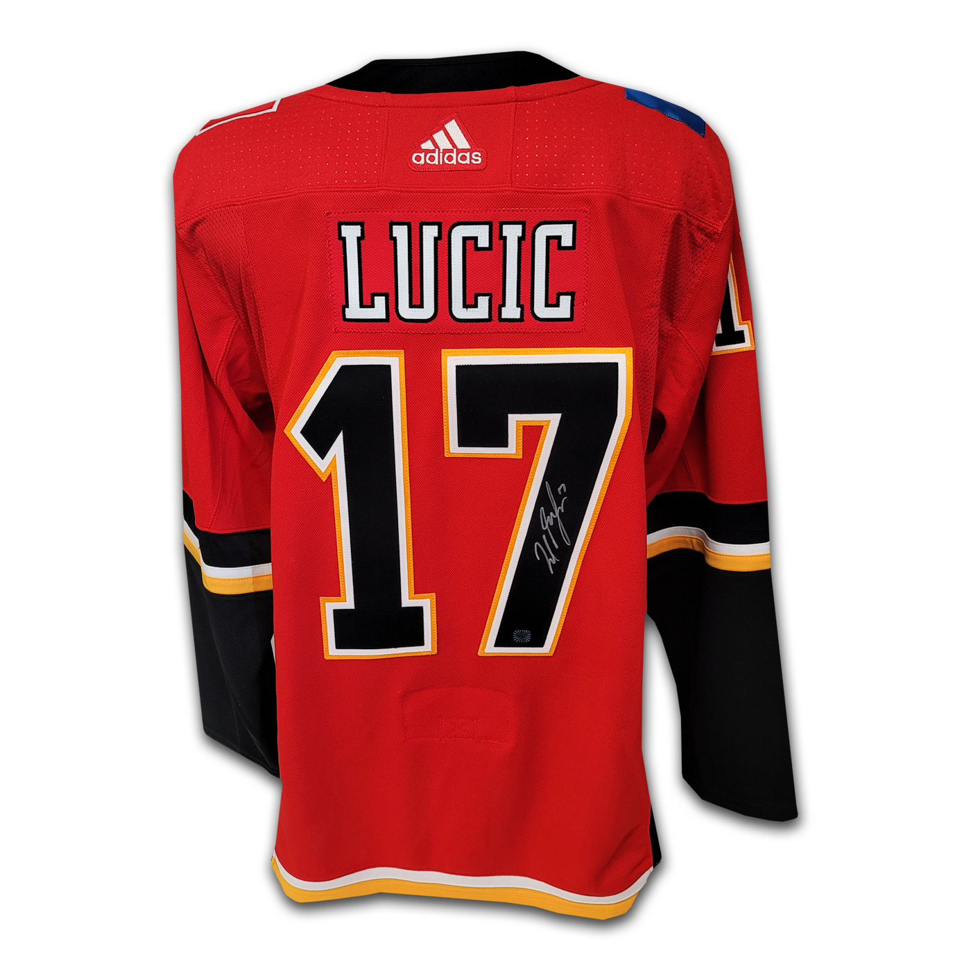 Milan Lucic Calgary Flames Autographed Red Adidas Jersey (2017-2020)