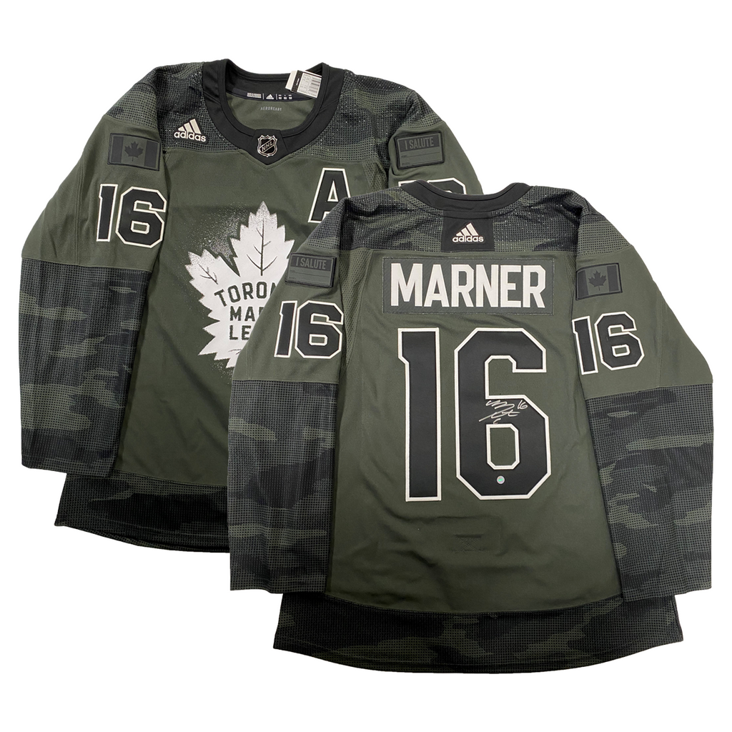 Mitch Marner Toronto Maple Leafs 2019 2020 Military Appreciation Night Adidas Jersey