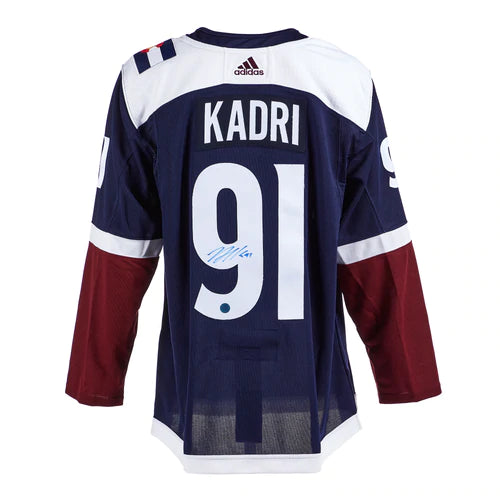 Nazem Kadri Colorado Avalanche Signed Alternate Adidas Jersey