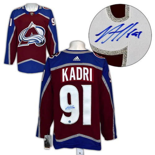 Nazem Kadri Colorado Avalanche Autographed Adidas Jersey