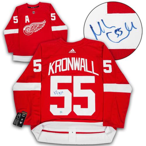 Niklas Kronwall Detroit Red Wings Autographed Adidas Jersey