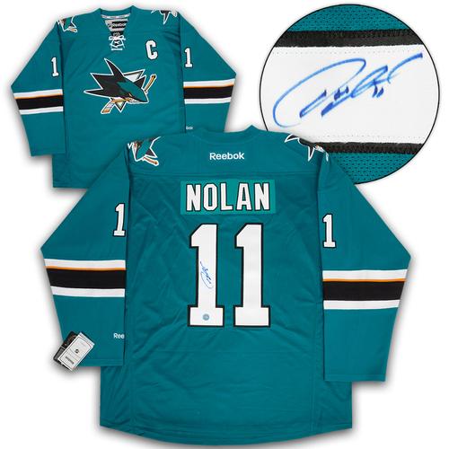 Owen Nolan San Jose Sharks Autographed Reebok Jersey