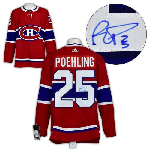 Ryan Poehling Montreal Canadiens Autographed Adidas Jersey