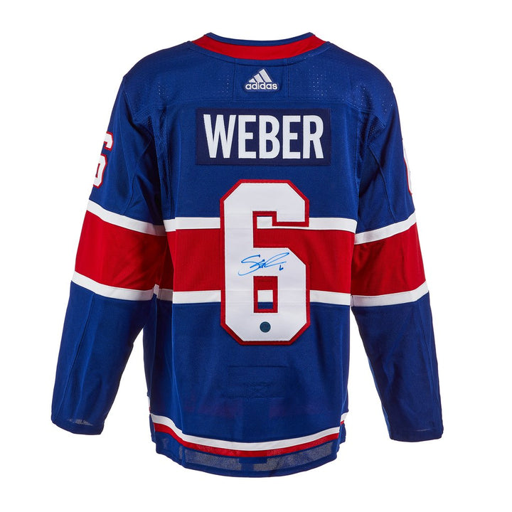 Shea Weber Montreal Canadiens Autographed Reverse Retro Adidas Jersey