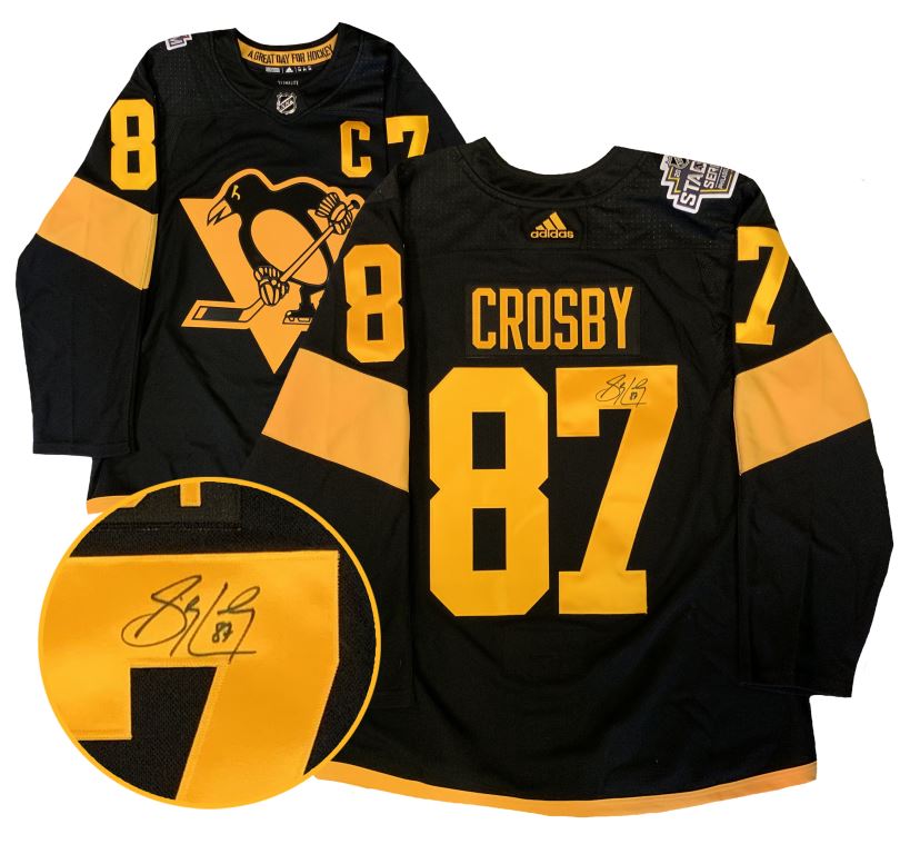 Sidney Crosby Pittsburgh Penguins Black 2019 Stadium Adidas Jersey