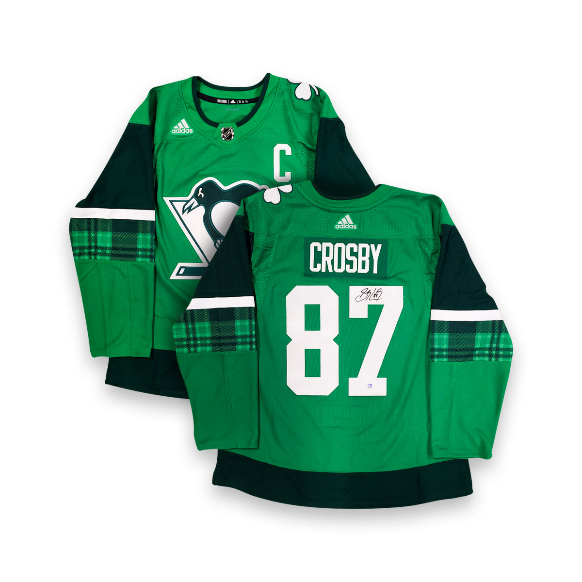Sidney Crosby Pittsburgh Penguins St Patricks Adidas Jersey LE/8