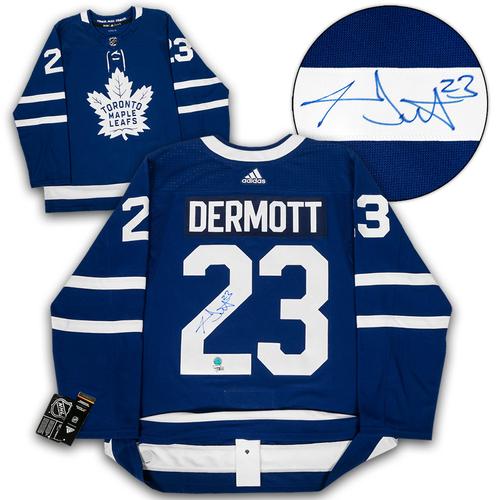 Travis Dermott Toronto Maple Leafs Autographed Adidas Authentic Jersey
