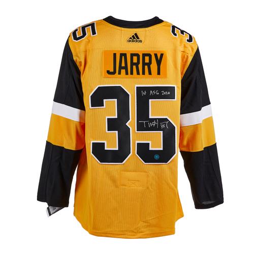 Tristan Jarry Pittsburgh Penguins Signed & Inscribed Alt Adidas Jersey