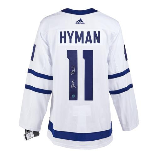 Zach Hyman Toronto Maple Leafs Signed White Adidas Jersey